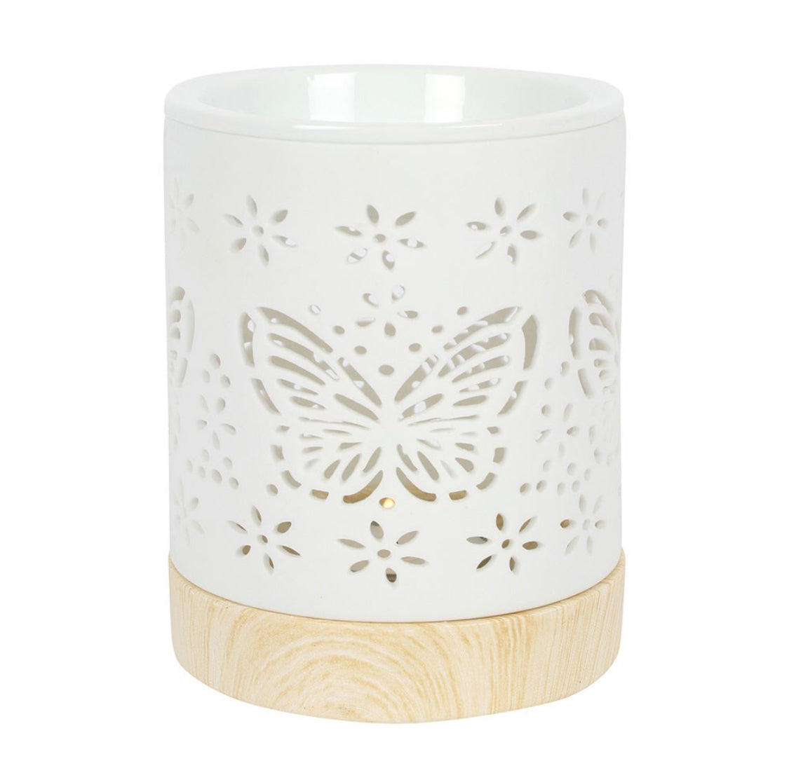 Matte Ceramic Butterfly Burner